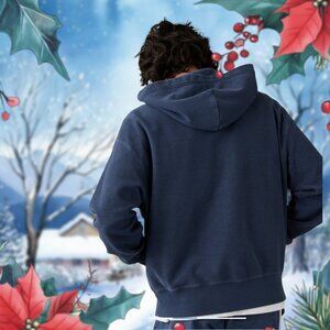 NEW!!! AMERICAN EAGLE BLUE PULLOVER HOODIE - SIZE XL